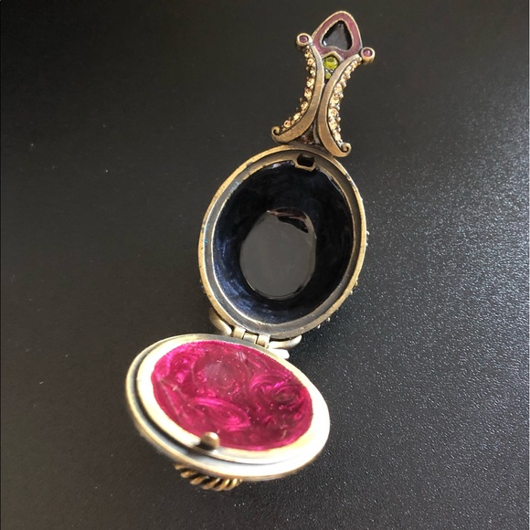 Jay Strongwater Aladdin genie lamp trinket box enamel Crystal mint condition - Picture 12 of 14